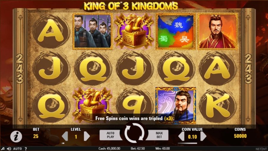 Описание технических характеристик игры King of 3 Kingdoms