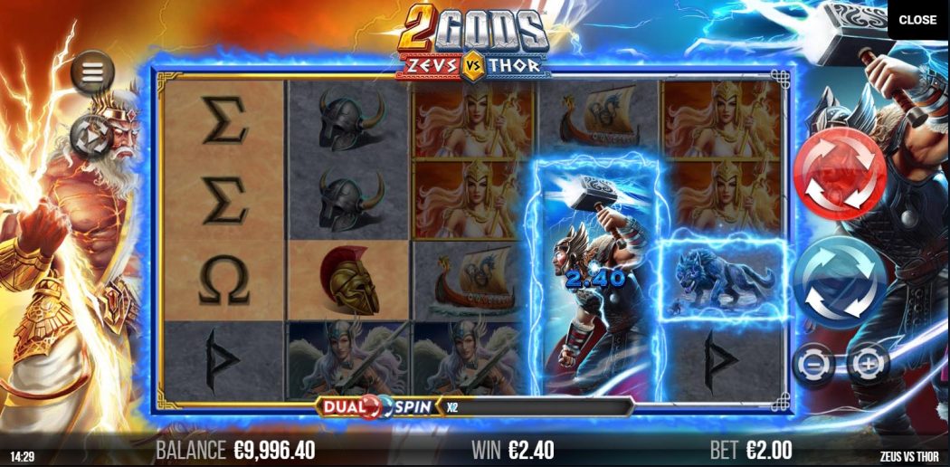 Стоит ли играть на автомате игровой слот 2 Gods Zeus VS Thor
