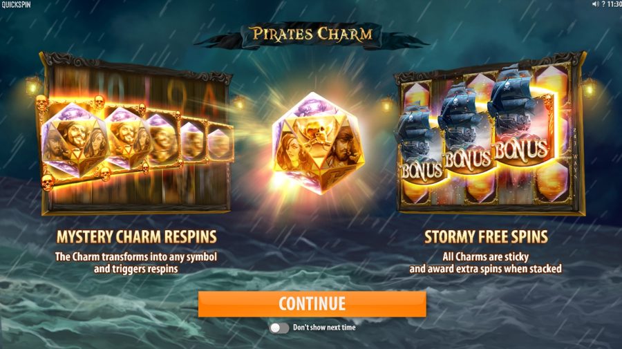 Встроенные бонусы и их особенности Pirate’s Charm